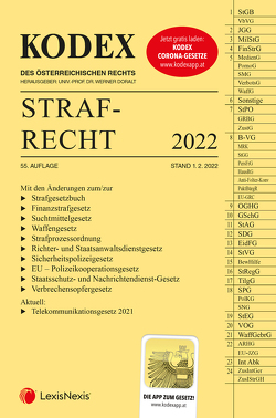 KODEX Strafrecht 2022 – inkl. App von Burianek,  Clemens, Doralt,  Werner