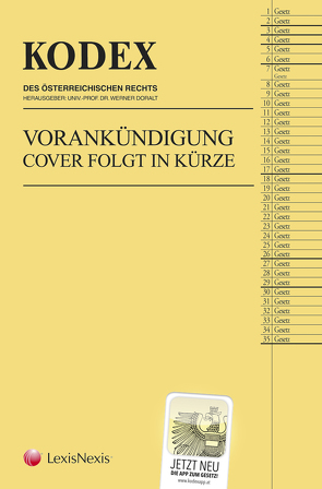 KODEX Strafrecht für die WU 2022/23 – inkl. App von Doralt,  Werner
