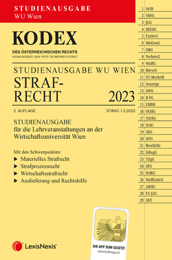 KODEX Strafrecht für die WU 2023 – inkl. App von Doralt,  Werner