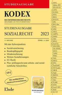 KODEX Studienausgabe Sozialrecht 2023 von Brameshuber,  Elisabeth, Doralt,  Werner