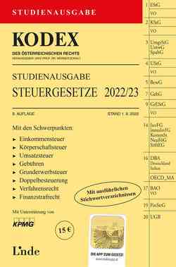 KODEX Studienausgabe Steuergesetze 2022/23 von Bodis,  Andrei, Doralt,  Werner