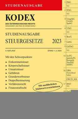 KODEX Studienausgabe Steuergesetze 2023 von Bodis,  Andrei, Doralt,  Werner
