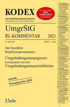 KODEX Umgründungssteuergesetz-Richtlinienkommentar 2021 von Doralt,  Werner, Wellinger,  Günter