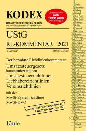 KODEX UStG-Richtlinien-Kommentar 2021 von Doralt,  Werner, Pernegger,  Robert