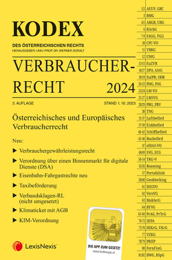 KODEX Verbraucherrecht 2023 von Doralt,  Werner