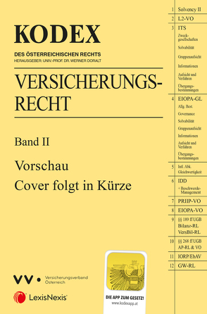 KODEX Versicherungsrecht Band II 2020/21 von Doralt,  Werner, Ramharter,  Martin