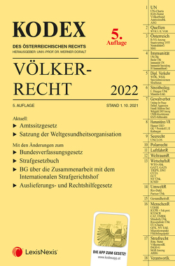 KODEX Völkerrecht 2021 – inkl. App von Beham,  Markus, Doralt,  Werner, Fink,  Melanie, Janik,  Ralph