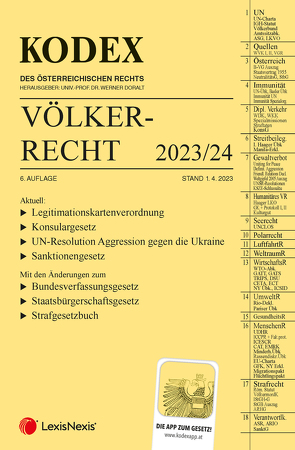 KODEX Völkerrecht 2023 – inkl. App von Beham,  Markus, Doralt,  Werner, Fink,  Melanie, Janik,  Ralph