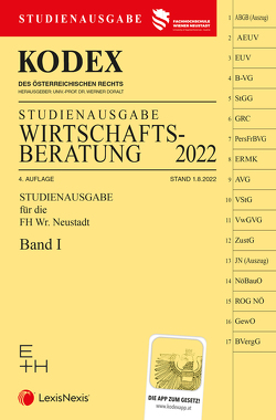 KODEX Wirtschaftsberatung 2022 Band I – inkl. App von Doralt,  Werner, Preining,  Vanessa