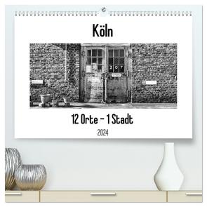 Köln. 12 Orte – 1 Stadt (hochwertiger Premium Wandkalender 2024 DIN A2 quer), Kunstdruck in Hochglanz von Ahrens,  Patricia