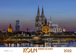 Köln 2022 Bildkalender A2 quer, spiralgebunden von Klaes,  Holger