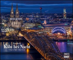 Köln bei Nacht 2023 – Wandkalender 52 x 42,5 cm – Spiralbindung von Dieck,  Andreas