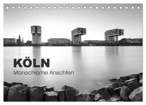 Köln – monochrome Ansichten (Tischkalender 2024 DIN A5 quer), CALVENDO Monatskalender von rclassen,  rclassen