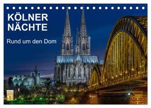 Kölner Nächte. Rund um den Dom. (Tischkalender 2024 DIN A5 quer), CALVENDO Monatskalender von Seethaler,  Thomas