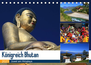 Königreich Bhutan – Juwel am Himalaya (Tischkalender 2023 DIN A5 quer) von Herzog,  Michael