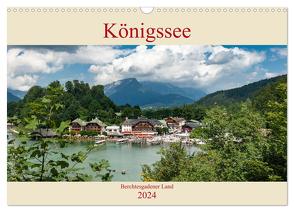 Königssee – Berchtesgadener Land (Wandkalender 2024 DIN A3 quer), CALVENDO Monatskalender von Pompsch,  Heinz