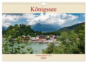Königssee – Berchtesgadener Land (Wandkalender 2024 DIN A4 quer), CALVENDO Monatskalender von Pompsch,  Heinz