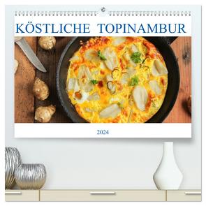 Köstliche Topinambur (hochwertiger Premium Wandkalender 2024 DIN A2 quer), Kunstdruck in Hochglanz von EflStudioArt,  EflStudioArt