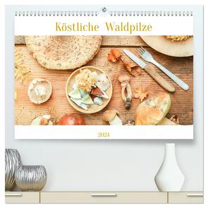 Köstliche Waldpilze (hochwertiger Premium Wandkalender 2024 DIN A2 quer), Kunstdruck in Hochglanz von EflStudioArt,  EflStudioArt