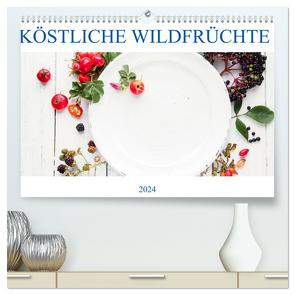 KÖSTLICHE WILDFRÜCHTE (hochwertiger Premium Wandkalender 2024 DIN A2 quer), Kunstdruck in Hochglanz von EflStudioArt,  EflStudioArt
