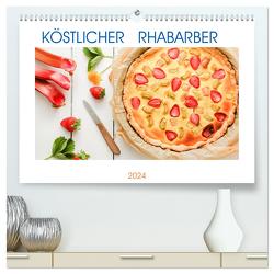 Köstlicher Rhabarber (hochwertiger Premium Wandkalender 2024 DIN A2 quer), Kunstdruck in Hochglanz von EflStudioArt,  EflStudioArt
