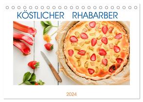 Köstlicher Rhabarber (Tischkalender 2024 DIN A5 quer), CALVENDO Monatskalender von EflStudioArt,  EflStudioArt