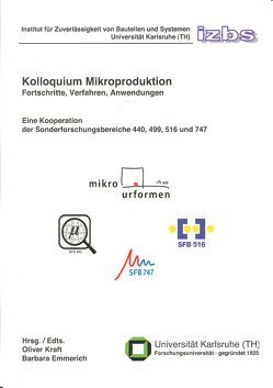 Kolloquium Mikroproduktion von Emmerich,  Barbara, Kraft,  Oliver