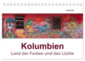 Kolumbien – Land der Farben und des Lichts (Tischkalender 2024 DIN A5 quer), CALVENDO Monatskalender von boeTtchEr,  www.kolumbien-impressionen.de,  U