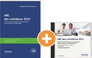 Kombi: ABC des Lohnbüros 2021 (Print+DVD) von Besgen,  Dietmar, Mader,  Klaus, Perach,  Detlef, Voß,  Rainer