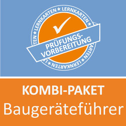 Kombi-Paket Baugeräteführer Lernkarten von Christiansen,  Jennifer, Rung-Kraus,  M.