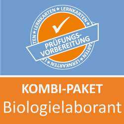 Kombi-Paket Biologielaborant Lernkarten von Christiansen,  Jennifer, Rung-Kraus,  M.
