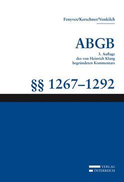 Kommentar zum ABGB – Klang Kommentar von Fenyves,  Attila, Kerschner,  Ferdinand, Stefula,  Martin, Vonkilch,  Andreas