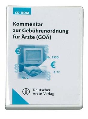 Kommentar zur Gebührenordnung für Ärzte (GOÄ) auf CD-ROM von Brück,  Dietrich, Klakow-Franck,  Regina