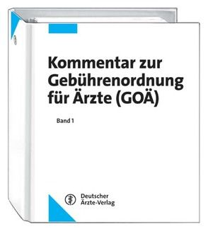 Kommentar zur Gebührenordnung für Ärzte (GOÄ) von Brück,  Dietrich, Klakow-Franck,  Regina