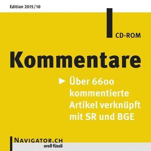 Kommentare CD-ROM von Füssli Verlag AG,  Orell