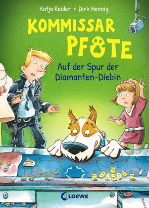 Kommissar Pfote (Band 2) – Auf der Spur der Diamanten-Diebin von Hennig,  Dirk, Reider,  Katja