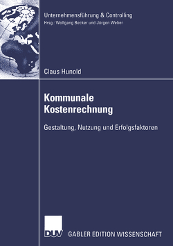 Kommunale Kostenrechnung von Hunold,  Claus