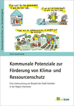 Kommunale Potenziale zur Förderung von Klima- und Ressourcenschutz von Jeschonnek,  Doris