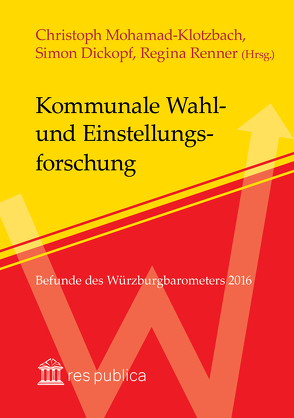 Politische und gesellschaftliche Einstellungen in Würzburg 2016 von Dickopf,  Simon, Mohamad-Klotzbach,  Christoph, Renner,  Regina