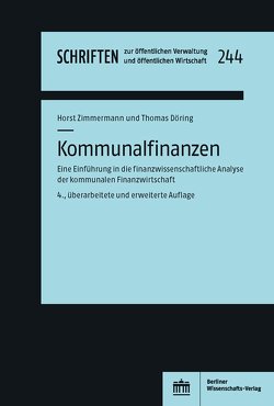 Kommunalfinanzen von Döring,  Thomas, Zimmermann,  Horst