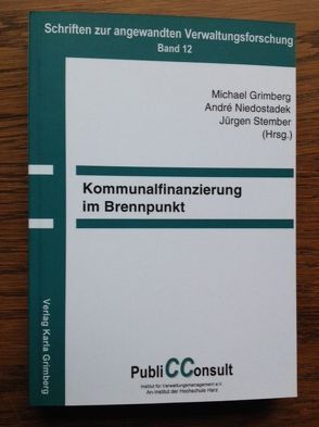 Kommunalfinanzierung im Brennpunkt von Grimberg,  Michael, Niedostadek,  André, Stember,  Jürgen