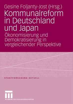 Kommunalreform in Deutschland und Japan von Foljanty-Jost,  Gesine
