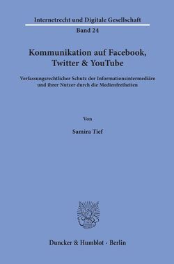 Kommunikation auf Facebook, Twitter & YouTube. von Tief,  Samira