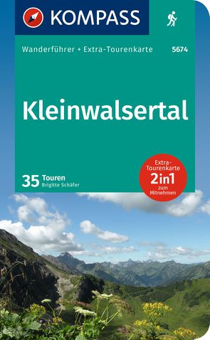 KOMPASS Wanderführer Kleinwalsertal, 35 Touren von Schaefer,  Brigitte