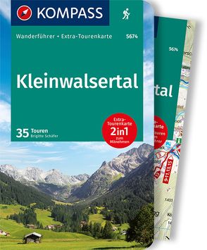 KOMPASS Wanderführer Kleinwalsertal, 35 Touren von Schaefer,  Brigitte