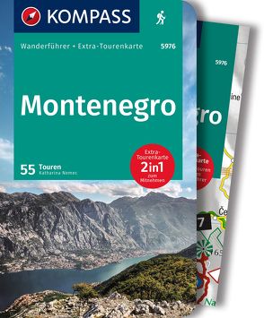 KOMPASS Wanderführer Montenegro, 55 Touren von Nemec,  Katharina