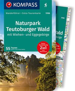 KOMPASS Wanderführer Naturpark Teutoburger Wald mit Wiehen- und Eggegebirge, 55 Touren von Behla,  Sylvia und Thilo