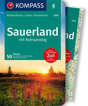 KOMPASS Wanderführer Sauerland mit Rothaarsteig, 50 Touren von Behla,  Sylvia und Thilo, Harnach,  Klaus