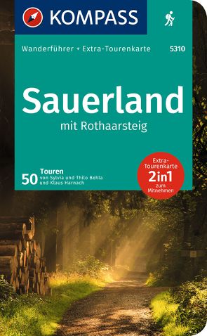 KOMPASS Wanderführer Sauerland mit Rothaarsteig, 50 Touren