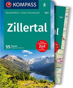 KOMPASS Wanderführer Zillertal, 55 Touren von Heitzmann,  Wolfgang